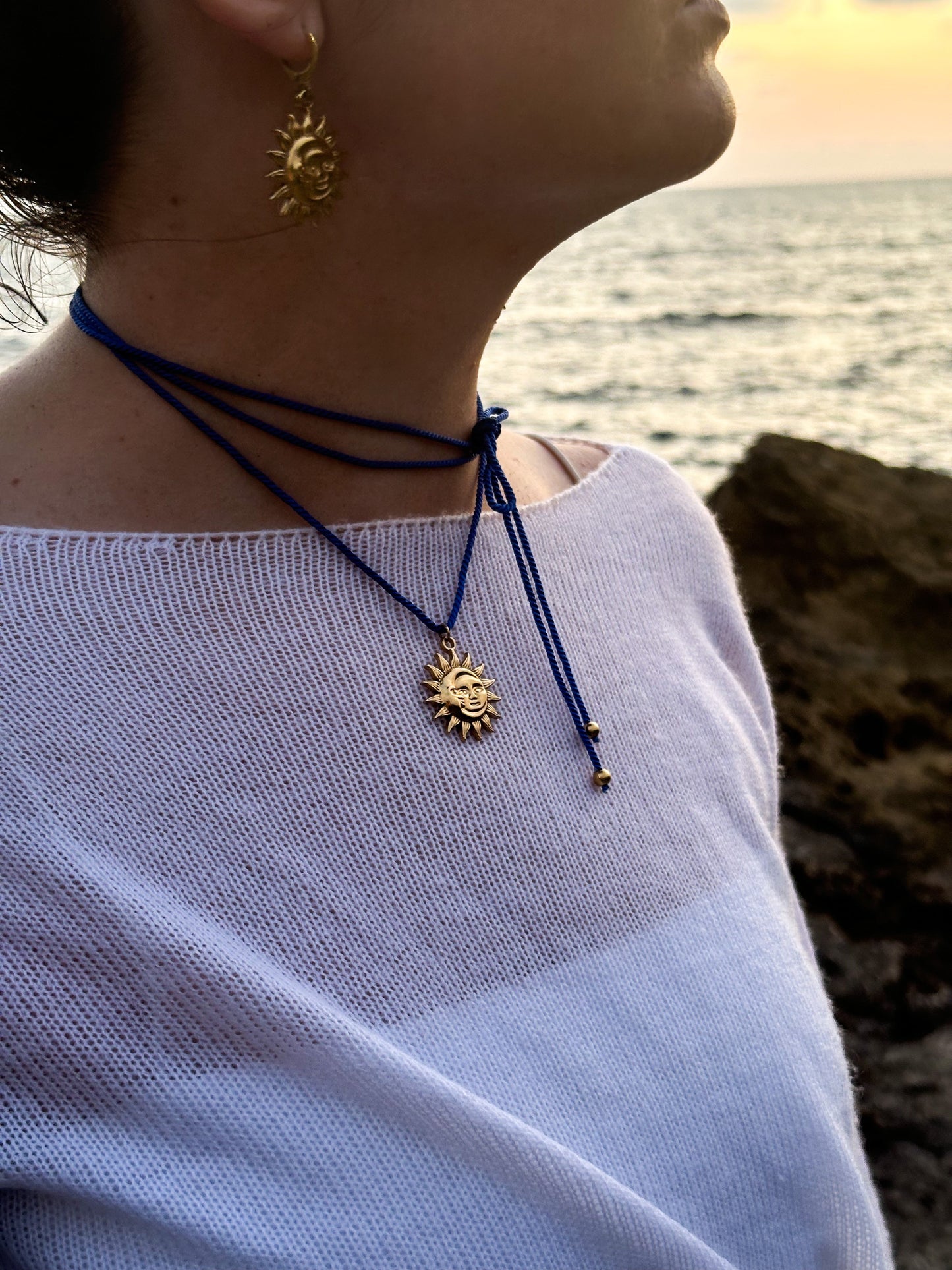 Lovina bleu collier