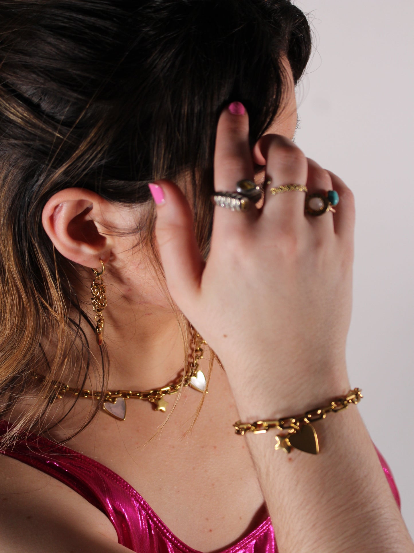 Glossy bracelet