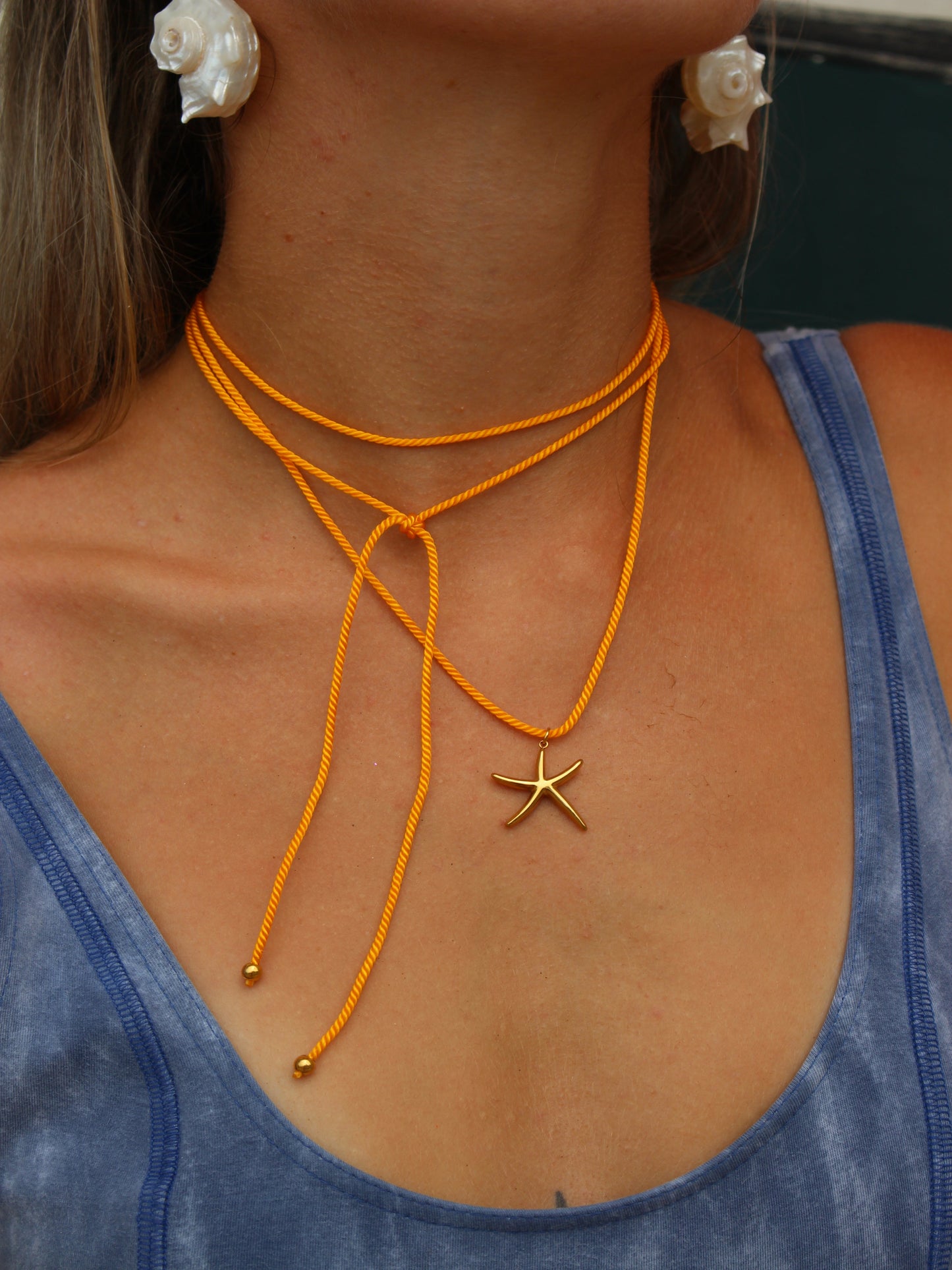 Lovina jaune collier