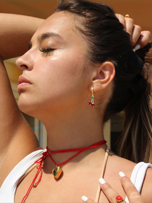 Lovina rouge collier